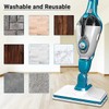 5 pcs Mop Pads Replacement,Washable Mopping Pad Accessories for FSM1610/