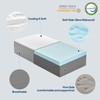 Kehangte Cooling Cube Pillow for Side Sleepers, Square Memory Foam