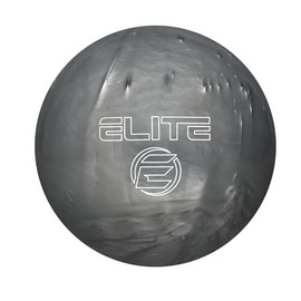 ELITE Pre-Drilled Star Polyester Bowling Ball - Great for Spare Shooting League Bowlesr or Straight Bowling - Perfect Gfit for Beginner Bowlers (12 Pound - Small Drilling, Silver Pearl)