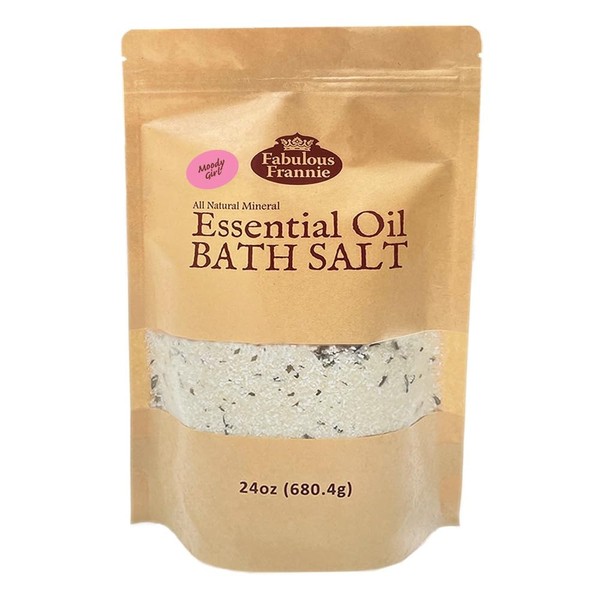 Fabulous Frannie Aromatherapy Moody Girl Essential Oil Mineral Bulk Bath