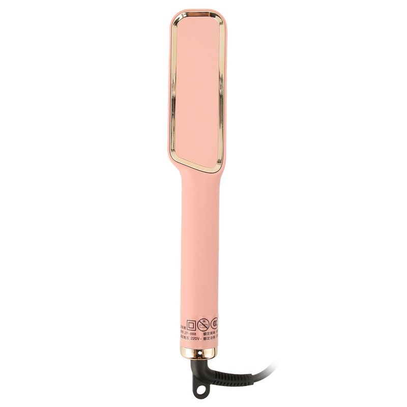 Hair Straightening Brush PTC Even Heating LCD Hair Straightener Brush