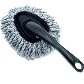 Microfibre Noodle Duster Handheld Chenille Wand Hand Dusters Magic Dust Brush With Washable Removable Head For Cleaning Household Office Car Window And Furniture Reusable Fluffy Dusting Mop (1 Pack)