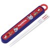 Skater ABS2AMAG-A Children's Chopsticks & Chopsticks Case Set, Antibacterial, Non-Tan,