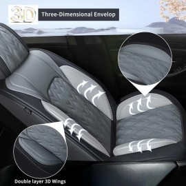 Unbranded Car For Toyota Camry 2018-2023 Front Rear 5 Seat Cover Cushion Pad Faux Leather