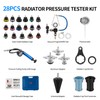 VTG VOGTEN 28PCS Coolant Pressure Tester & Vacuum Refill Kit,Radiator