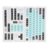 Mechanical Keyboard Keycap Universal 126 Keys English Cherry Height PBT