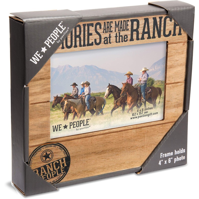 Pavilion Gift Company 67481.0 We People Frame Ranch People