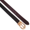 Coach CF269 IMC1A Women's Belt, Outlet Buckle, Cut-to-Size, Reversible, black/brown