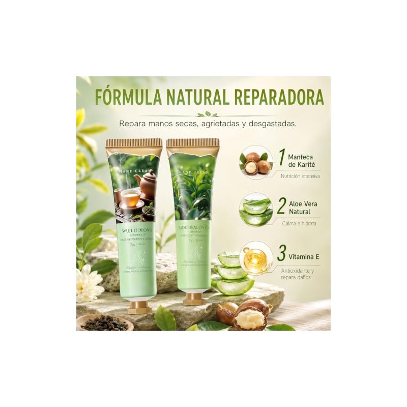 Crema Manos Hidratante, Crema para Manos 12 PCS