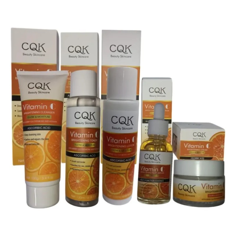 Kit Skincare Completo Adolescente / Niña Vitamina C, Cqk 5pz