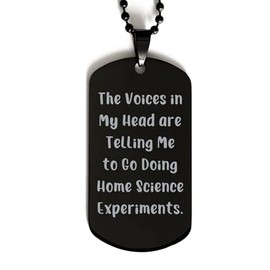 Mother's Day Funny Gifts for Science Lovers, Unique Home Science Experiments Dog Tag, Gifts from Friends
