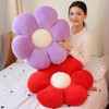 lannery Flower Plush Throw Pillows, Flower Floor Pillow Seating Cushion