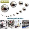 SYDARSYN 304 Stainless Steel Ball Bearings 0.8 mm (Pack of
