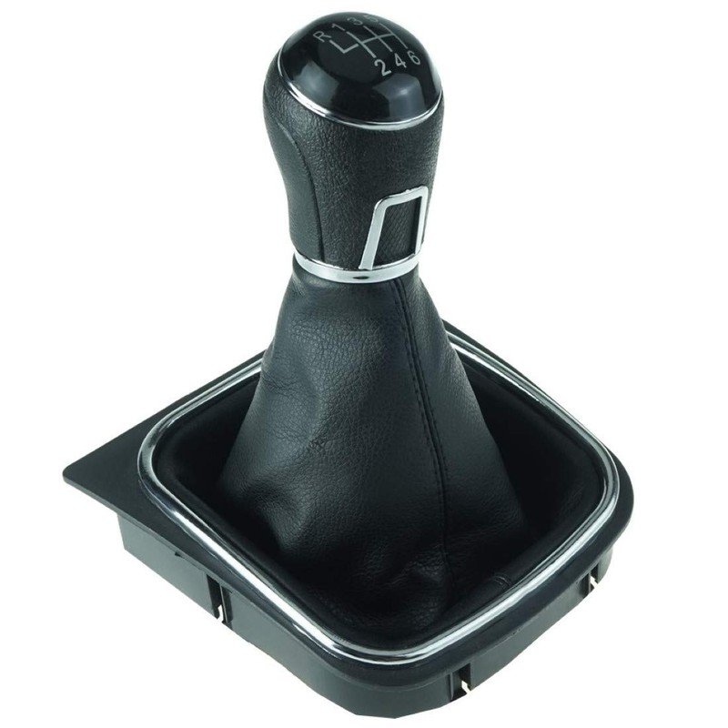 Do!LED Gear Stick Knob Gear Stick Gaiter Frame 6 Gears