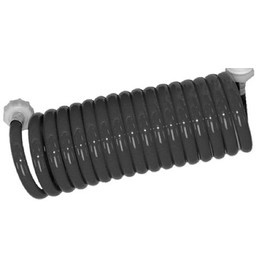 T-H Marine Washdown Hose with Brass Ends with Pistol Nozzle - 15' Foot Blue Hose, Pistol Grip Style Nozzle