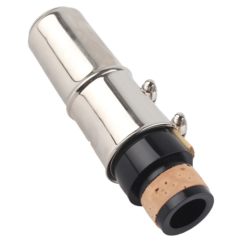 Clarinet Mouthpiece Kit with Ligature and Plastic Cap Portable Black