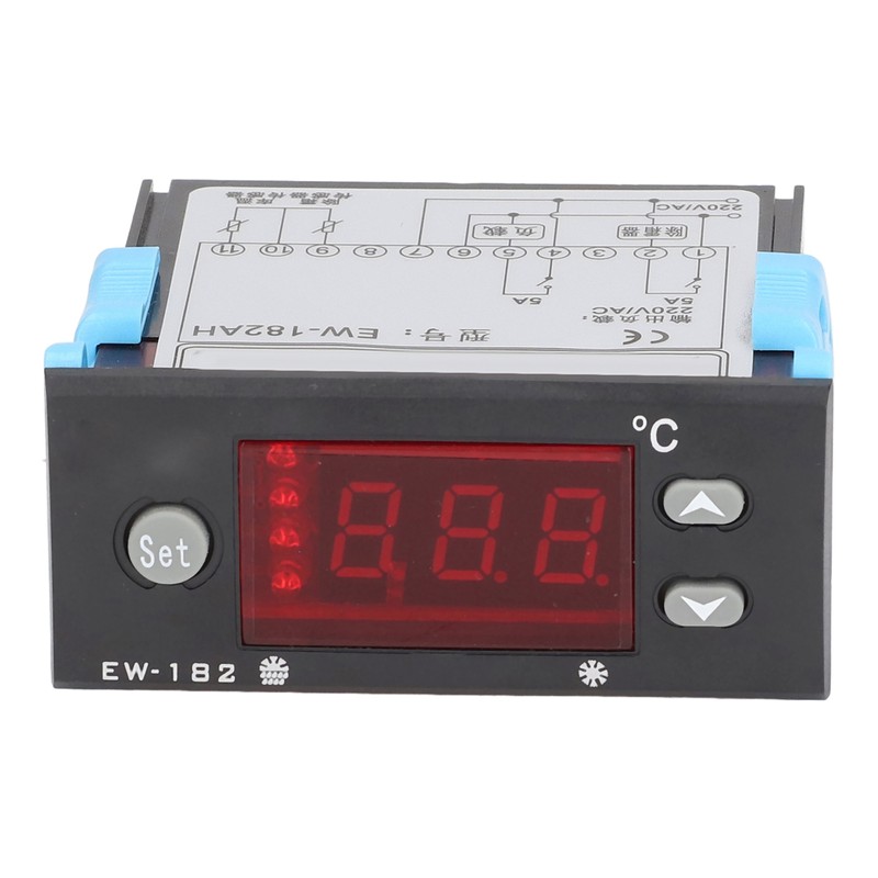 Digital Temperature Controller Dual Sense Line Temperature Defrost Sensor Thermostat