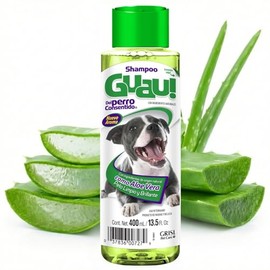 Grisi Perro Consentido Shampoo Guau! – con Aloe Vera y Extractos de Origen Vegetal – Limpieza Suave, Pelaje Brillante y Suave – Aroma Ligero – 400 ml