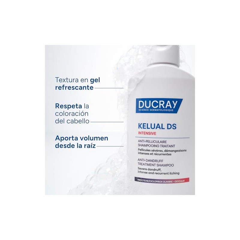 Ducray Kelual DS Intensive Shampoo Anticaspa Dermatitis Seborreica, 100ml