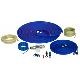 Stinger 4-Gauge Copper Amplifier Wiring Kit, 1200 Watt Sub Wiring Kit, Complete Amp Wiring KIt for Complete Installation (4 Gauge - 1200 Watt)