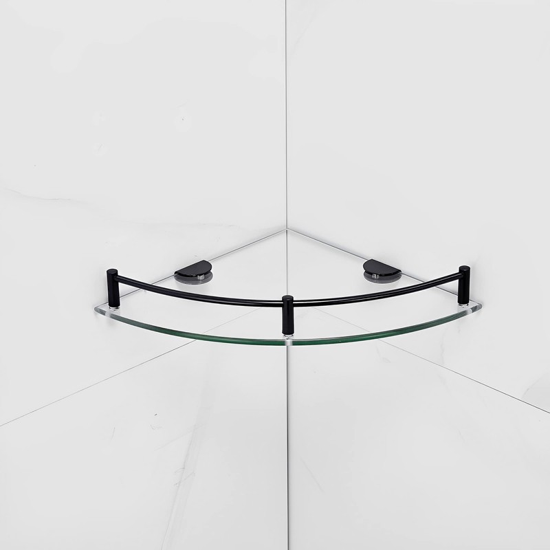 Glass Shower Corner Shelves 2 Pack - Floating Bathroom Shelves