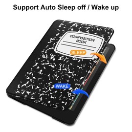 HGWALP Hülle für 7" Kindle Paperwhite (12th Generation, 2024)&Kindle Colorsoft Signature Edition (1st Gen,2024), Slim Lightweight Shell Schutzhülle mit Auto Sleep/Wake für Kindle Paperwhite 7 Zoll-CB