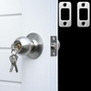 2 Pack Deadbolt Strike Plate Door Strike Plate 1" x