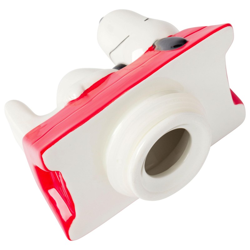 Silver Buffalo Peanuts Sculpted Ceramic Cookie Jar Featuring Snoopy and