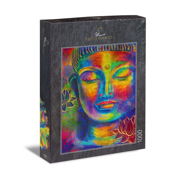 Ulmer Puzzleschmiede - Puzzle "Colourful Buddha" - Classic 1000 Piece