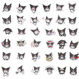 50pcs Kuromi Stickers Pack Cute Stickers for Kids Teens Adults Waterproof Vinyl Decals Japanese Anime Stickers for Water Bottles Scrapbook Laptop journaling (KLM)