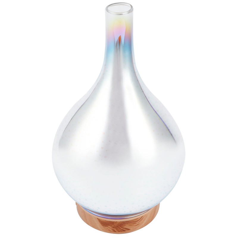 100ml Glass Essential Oil Aroma Diffuser Colorful Light Ultrasonic Humidifier