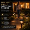 Solar Pathway Lights for Outdoor Decor – Waterproof Tungsten-Style Garden