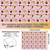8 Sheets Sushi Faces Wrapping Paper Cute Sushi Dog Gift