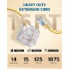 DEWENWILS DEWENWIL 15FT Heavy Duty Extension Cord, Dust-Proof &Waterproof Switch,6