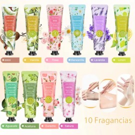 10pcs Cajas Regalo Crema Manos Mayoreo Hidratante