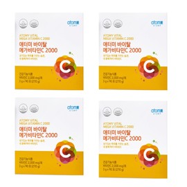 Atomy Mega Vitamin C 2000 Atomy Antioxidant Atomy Health Functional Food 4pcs / 애터미 메가 비타민C 2000 에터미 항산화 아토미 건강기능식품 4개