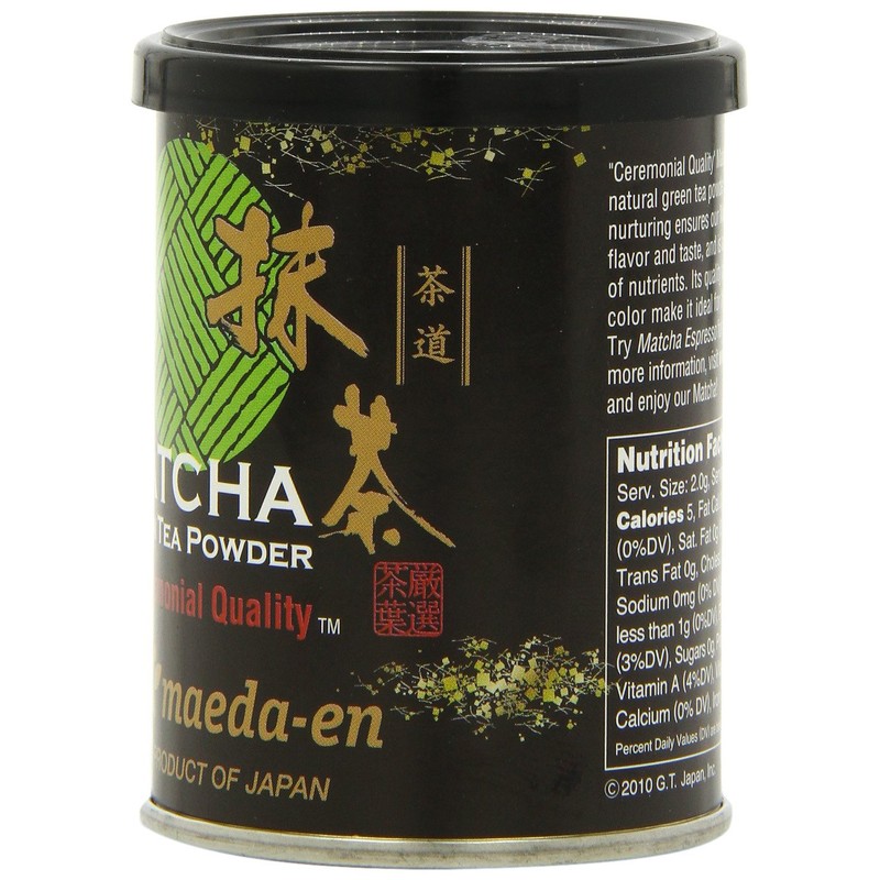 Maeda-En Matcha Ceremonial Quality Green Tea Powder, 1-Ounce