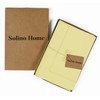 Solino Home Cotton Linen Napkins Yellow Hemstitch, 20 x 20