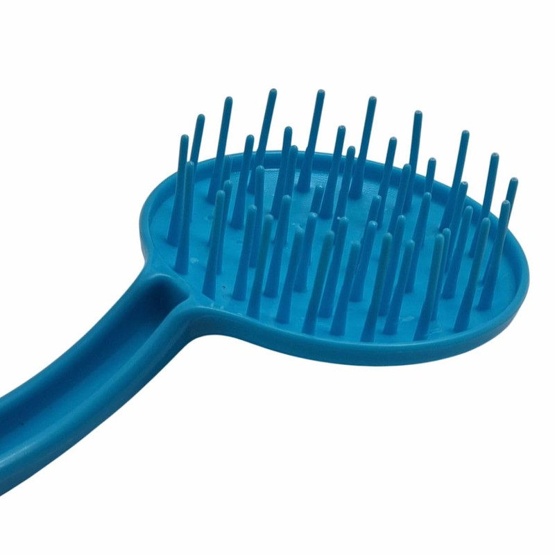 Non-Scratch Plastic Scourer with Handle & Refill – Dish Scrubber