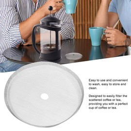 French Press Replacement Filter Screen, 5 Pack 2.6 Inch Universal Stainless Steel Reusable Filter Mesh Screen Coffee Press Filters for French Press Coffee Maker