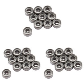 20pcs 693ZZ Miniature Ball Bearings 3x8x4mm Small Double Shielded Bearing Low Noise Ideal for 3D Printers, Quadcopters or Models