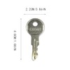 12PCS CH501 Ignition Keys,Toolbox Keys Replacement for from CH501 Truck