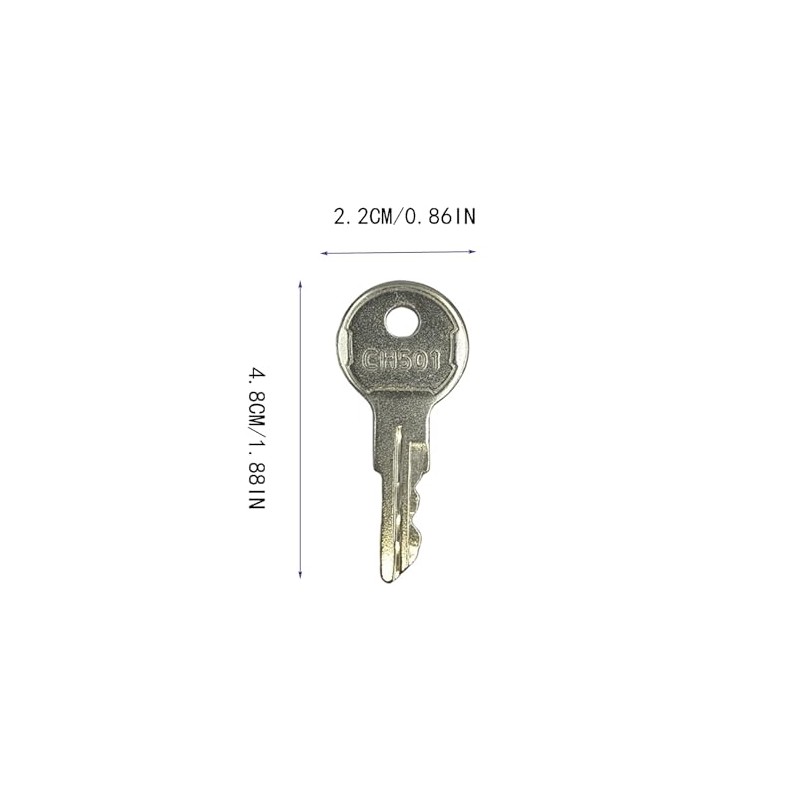 12PCS CH501 Ignition Keys,Toolbox Keys Replacement for from CH501 Truck