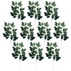 10PCS Simulation Plant Leaves Realistic Artificial Branches for Flower Arrangement