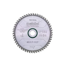 Metabo 628293000 Saw Blade Multi Cut Professional 165 x 2.2/1.4 x 20 Z54 FZ/TZ 5°