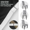 Zindoo Stretch Chair Covers for Dining Room, High Back Dining