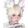 INMAN Men's Full Wig, Short Wig, Natural, Heat Resistant