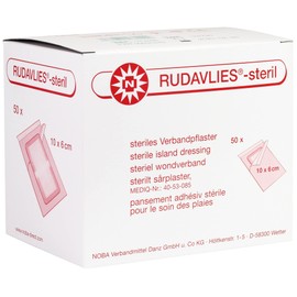 NOBAMED Paul Danz AG rudavlies-steril verbandpflaster 6x10 cm, 50 stück