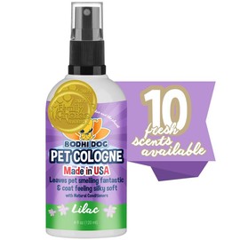 Bodhi Dog Natural Dog Cologne | Scented Deodorizing Spray for Dogs & Cats | Neutralizes Odors & Freshens Coat | Dog Perfume with Conditioner | 11 Scents | Made in USA Pet Supplies:_Lilac 4oz