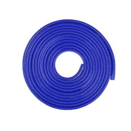 Tuokay 32.8ft 10m Car Door Protectors without Stick, Rubber Covered U Shaped Spring Steel Edge Protection Strip, Door Edge Trim Strip (Blue)